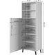 Cama Meble Witryna ABETO 60x40xH176,5 biały/biały połysk