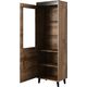 Cama Meble Witryna NORD 60x38x182,5 dąb wotan/antracyt