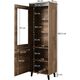 Cama Meble Witryna NORD 60x38x182,5 dąb wotan/antracyt