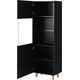 Cama Meble Witryna PAFOS 60x40x182 czarny mat
