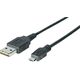 Kabel USB Sharkoon USB-A - microUSB 0.5 m Czarny (4044951015474)