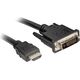 Kabel Sharkoon HDMI - DVI-D 2m czarny (4044951015214)