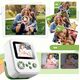 Aparat Natychmiastowy Dla Dzieci Cyfrowy Mp3 Gry Druk Telefon Obiektyw 180s / P02 Zielony
