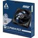 Wentylator Arctic P12 PWM PST Czarny (ACFAN00134A)