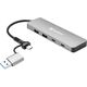 SANDBERG Hub - USB-C/A - 2 x SuperSpeed USB 3.0 + 2 x USB-C