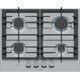 Bosch Serie 6 PCP6A5I90 płyta kuchenna Stal nierdzewna Wbudowany 58 cm Gaz 4 stref(y)