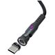 Statik 360 Pro 2.0 - καλώδιο USB-C με προσαρμογέα USB-A και τρία εναλλάξιμα μαγνητικά βύσματα USB-C, 1m (black)