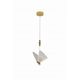 Lampa wisząca Light Prestige Mariposa LP-1715/1P zwis 1x8W LED 3000/4000/6000K 1040Lm przezroczysta złoty