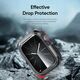 DUX DUCIS θήκη TAMO για Apple Watch σειρά 10 46 mm διάφανη με μαύρο