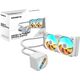 GIGABYTE Υδρόψυκτο GAMING 240 ICE, 2x120mm, ARGB, LGA1851, AM5, λευκό