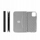 Kabura SENSITIVE Book do XIAOMI Redmi Note 14 4G (GLOBAL - 164,84mm x 78,15mm x 8,16mm) czarny
