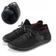 SH5010W Buty damskie BAREFOOT MERINO czarny/czarny 38