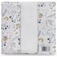 Pielucha MUSLIN druk 3 pak,  roz. 70x80