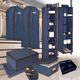 ORDINETT Segu soma 40x60x25cm Blue 1234010