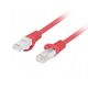 PATCHCORD KAT.6 UTP LSZH CU 10M CZERWONY FLUKE PASSED LANBERG