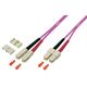 Patchcord światłowodowy OM4 50/125 MM SC-SC Duplex 1m