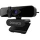 Κάμερα Διαδικτύου DELTACO, 2K QHD με περιστροφή 360°, κλίση πάνω/κάτω, 2MP, μαύρο / W-200 / 1902913