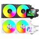 Σύστημα Υδρόψυξης Mars Gaming MLVISION240 με οθόνη LCD 360º / TDP έως 500W
