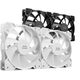 Ανεμιστήρας Κουτιού Υπολογιστή Mars Gaming MFPROX2W 2x 120mm