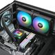 Thermaltake LA240 ARGB Σετ υδρόψυξης μητρικής πλακέτας 12 εκ Μαύρο 1 τεμ.