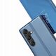 Clear View Case etui do Samsung Galaxy S25 pokrowiec z klapką - niebieskie