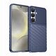 Thunder Case etui do Samsung Galaxy S25 silikonowy pancerny pokrowiec - niebieski