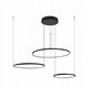 Nowodvorski Circolo 10867 κρεμαστό φωτιστικό 3x45W LED 4000K 1800Lm μαύρο/λευκό