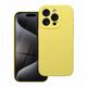 Futerał SILICONE 2mm do IPHONE 16 żółty