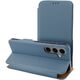 Kabura FOLIO Side Magnet kompatybilny z S-PEN do SAMSUNG S24 ULTRA niebieski