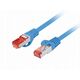 PATCHCORD KAT.6 S/FTP LSZH CU 15M NIEBIESKI FLUKE PASSED LANBERG