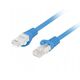 PATCHCORD KAT.6 UTP LSZH CU 10M NIEBIESKI FLUKE PASSED LANBERG