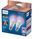 Philips Wiz Full Color Smart LED Bulb E27 2 τεμ. λευκό - Έξυπνη λάμπα