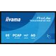 IIYAMA T6529AS-B1AG 165,1εκ 65ίντσες All-In-One Διαδραστική Οθόνη 3840x2160 4K UHD 4GB RAM 32GB Αποθήκευση Android 14 2xHDMI+USB-C
