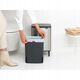 Κάδος Brabantia BO HI 12 l Matt Steel Fingerprint Proof