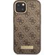 Guess Guess GUHMP14MU4GPRW iPhone 14 Plus 6,7" brązowy/brown hard case 4G Logo Plate MagSafe NoSize