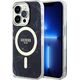Guess Oryginalne Etui IPHONE 14 PRO MAX Guess Hardcase Marble MagSafe (GUHMP14XPCUMAK) czarne