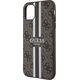 Guess Etui Guess GUHMN61P4RPSW Apple iPhone 11/XR brązowy/brown hardcase 4G Printed Stripes MagSafe