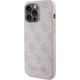 Guess Guess GUHCP15XG4GFPI iPhone 15 Pro Max 6.7" różowy/pink hard case 4G Metal Gold Logo