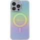 Guess Guess GUHMP15XHITSQ iPhone 15 Pro Max turkusowy/turquoise hardcase IML Iridescent MagSafe