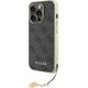 Guess Guess GUHCP15LGF4GGR iPhone 15 Pro 6.1" szary/grey hardcase 4G Charms Collection