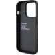 BMW BMW Leather Carbon Blue Line - Etui iPhone 15 Pro (czarny)