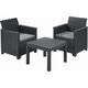 Keter Zestaw balkonowy EMMA BALCONY SET - grafitowy