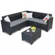 Σετ επίπλων κήπου Set Nebraska Corner grey 8003723490754
