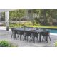 Τραπέζι κήπου Julie Double Table (2 διαμορφώσεις) γκρι 8711245150376