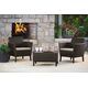 Σετ επίπλων κήπου Salemo Balcony Set καφέ 8711245158655