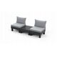 Σετ επίπλων μπαλκονιού Elements Balcony Set γκρι/ανοιχτό γκρι 8711245158013