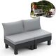 Διθέσιος καναπές Elements 2 Seater γκρι/ανοιχτό γκρι 8711245158037