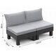 Διθέσιος καναπές Elements 2 Seater γκρι/ανοιχτό γκρι 8711245158037