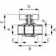 Ferro KFPN1 ΒΑΛΒΙΔΑ ΣΦΑΙΡΙΚΗ ΝΕΡΟΥ ΠΕΤΑΛΟΥΔΑ 1/2'' WKR-WKR, F-POWER// ZKW-15-NN-M-FER-POWER