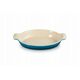 Le Creuset Oval Heritage Stoneware Baking Dish 28cm / 1 6L Blue 0630870319683